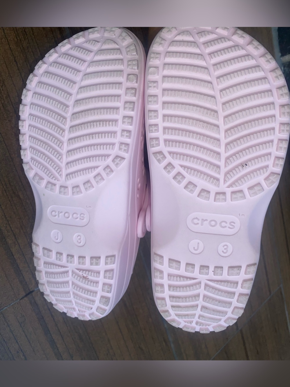 CROCS Kids Pink Floral Clogs - Picture 8 of 12